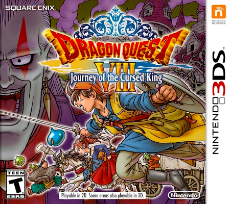 Front cover for Dragon Quest VIII: Journey of the Cursed King on the Nintendo 3DS.