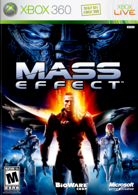 Front cover for Mass Effect on the Xbox 360.
