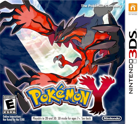 Front cover for Pokemon Y on the Nintendo 3DS.