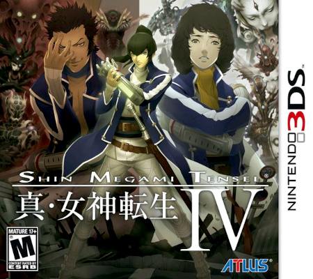 Front cover for Shin Megami Tensei IV on the Nintendo 3DS.