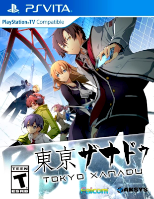 Front cover for Tokyo Xanadu on the PlayStation Vita.