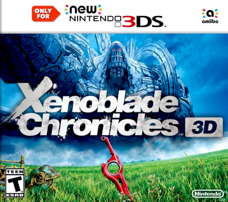 Front cover for Xenoblade Chronicles 3D on the Nintendo 3DS.