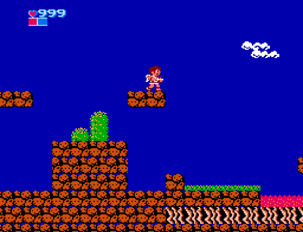 A bright and colorful outdoor scene in the game.