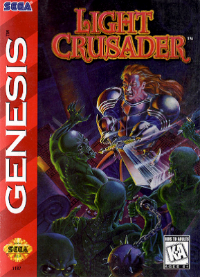 Front cover for Light Crusader on the Sega Genesis.