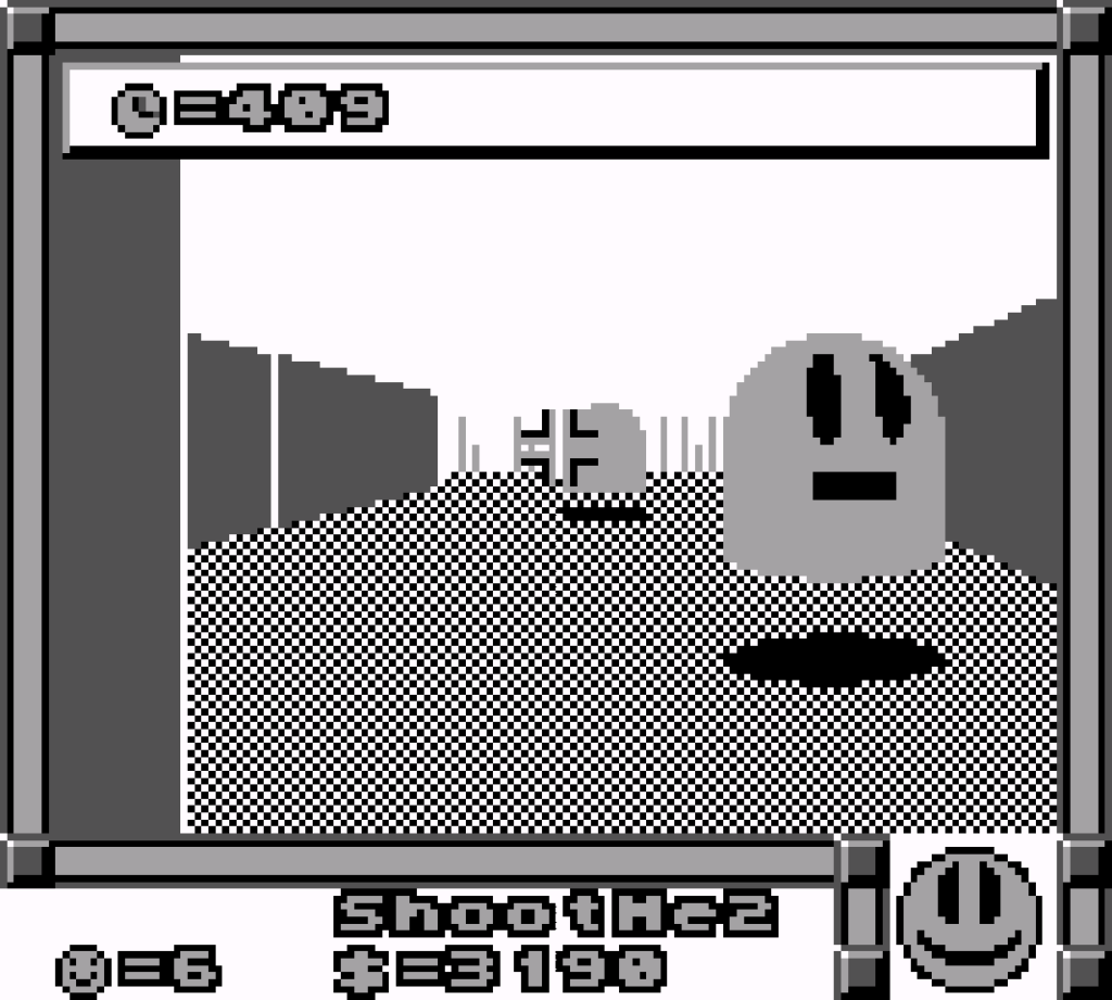 Faces approach the player in an early stage in the game.