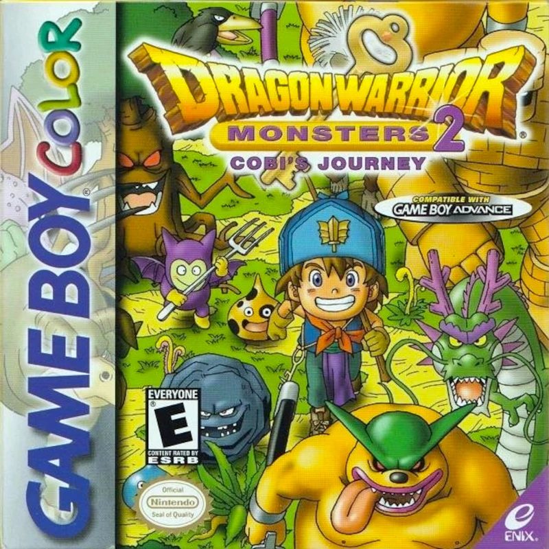 Front cover for Dragon Warrior Monsters 2 on the Nintendo Game Boy Color.