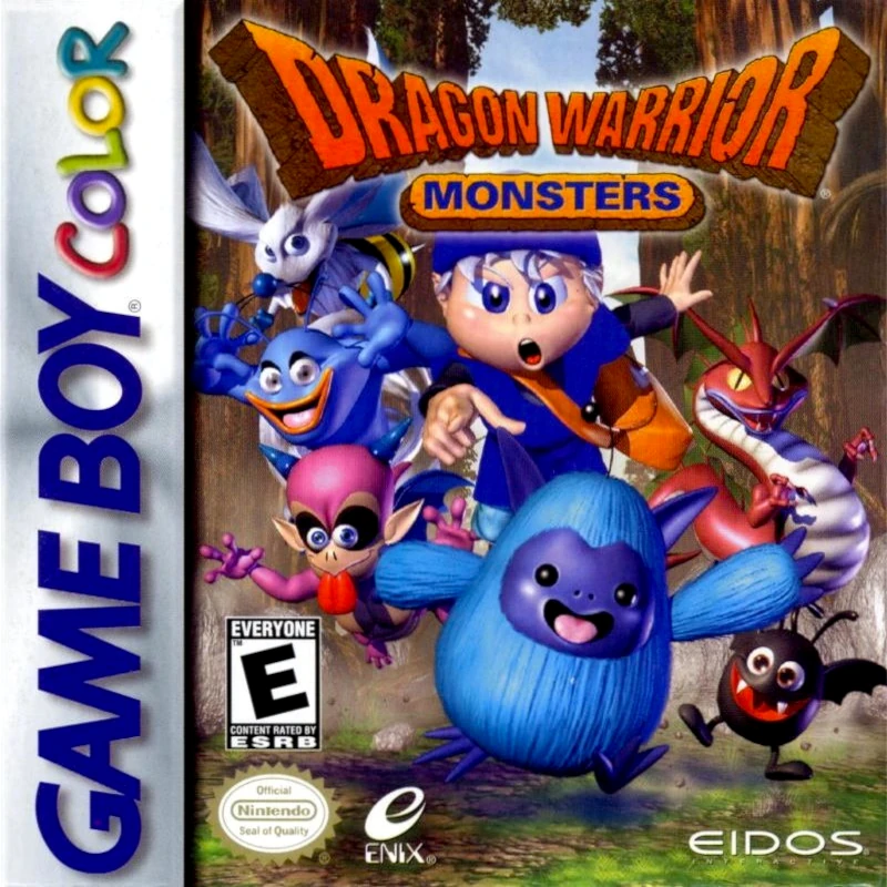 Front cover for Dragon Warrior Monsters on the Nintendo Game Boy.