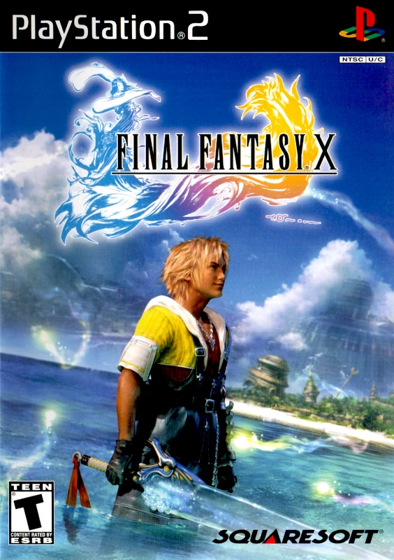 Front cover for Final Fantasy X on the Sony PlayStation 2.