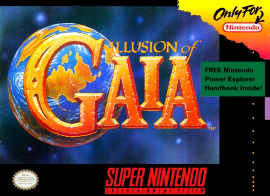 Front cover for Illusion of Gaia on the Super Nintendo.