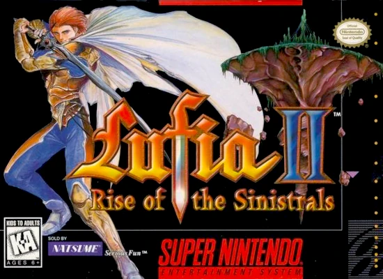 Front cover for Lufia II: Rise of the Sinistrals on the Super Nintendo.
