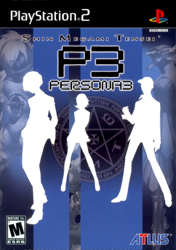Front cover for Persona 3 on the Sony PlayStation 2.