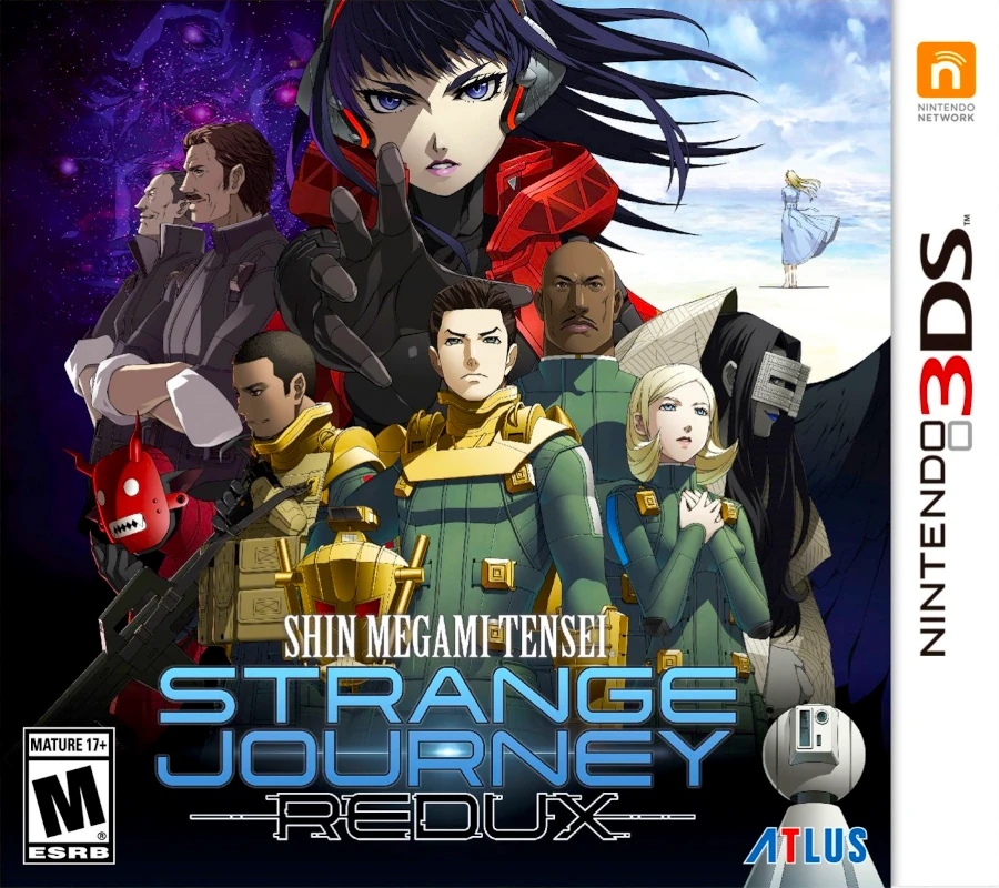 Front cover for Shin Megami Tensei: Strange Journey Redux on the Nintendo 3DS.