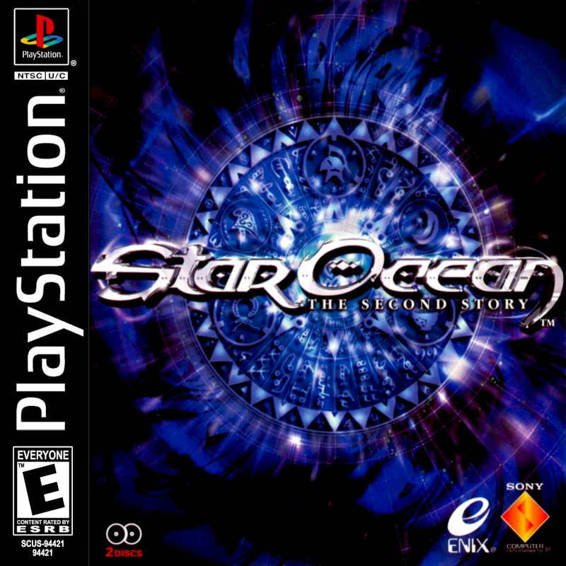 Front cover for Star Ocean: The Second Story on the Sony PlayStation.