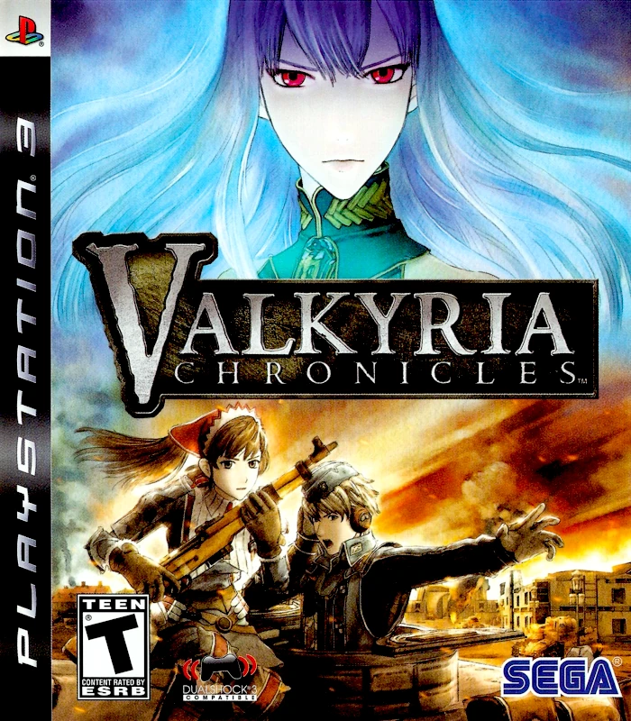 Front cover for Valkyria Chronicles on the Sony PlayStation 3.