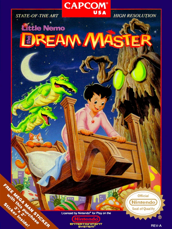 Front cover for Little Nemo: The Dream Master for the Nintendo Entertainment System.