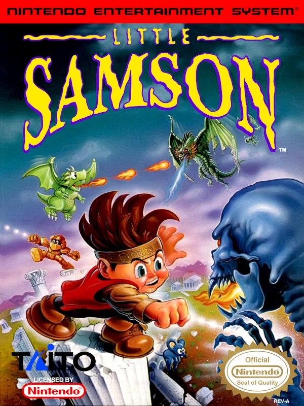 Front cover for Little Samson on the Nintendo Entertainment System.